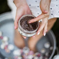 Vegansk body scrub med kaffegrums