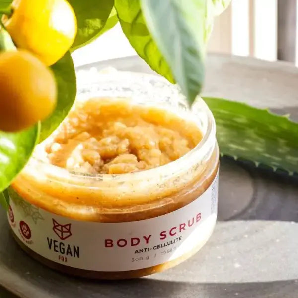 Vegansk body Scrub med Ingefær