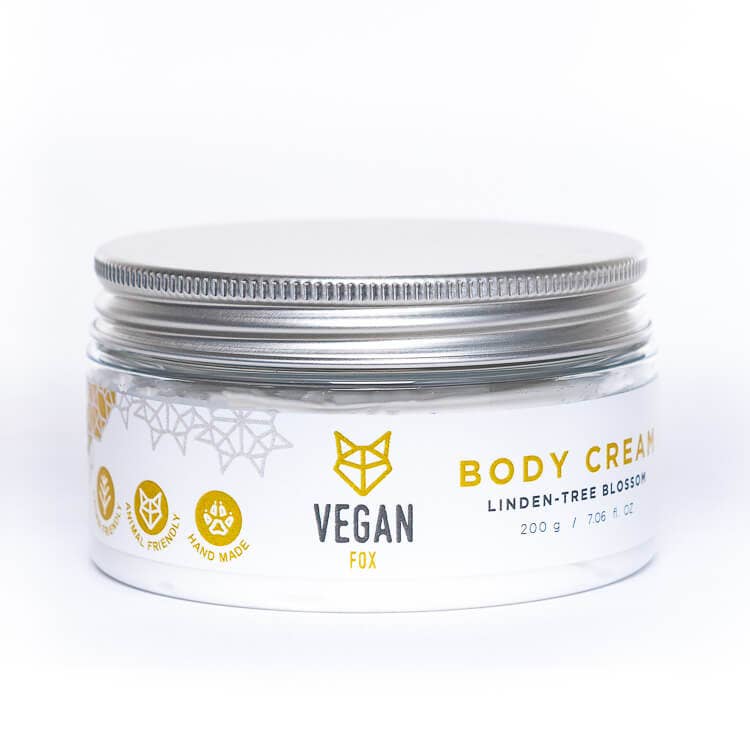 Vegansk body cream med Lindeblomst