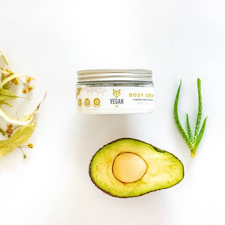 Vegansk body cream med Lindeblomst
