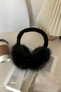 FAKE FUR ØREVARMERE SORT