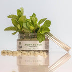 Vegansk body scrub med Mynte