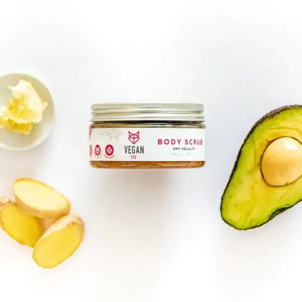Vegansk body Scrub med Ingefær