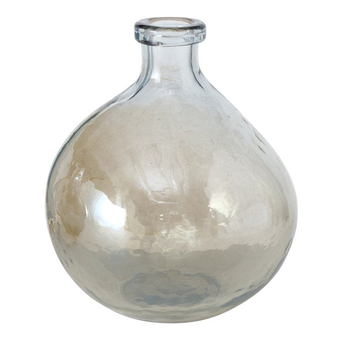 Vase i genbrugsglas - Lys