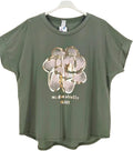 T-shirt med print