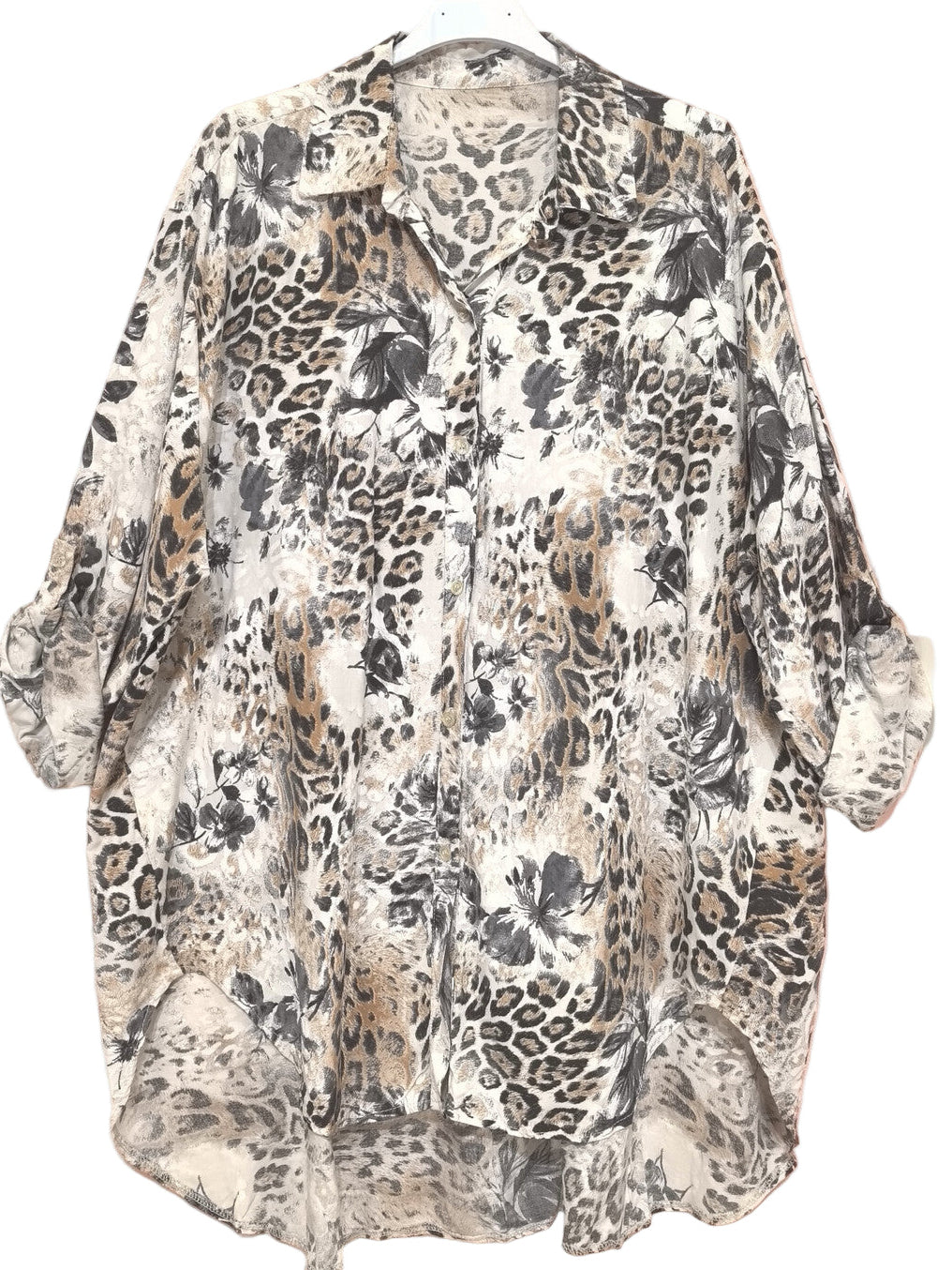 AGNES TUNIKA LEO BEIGE
