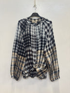 Skjorte med patchwork