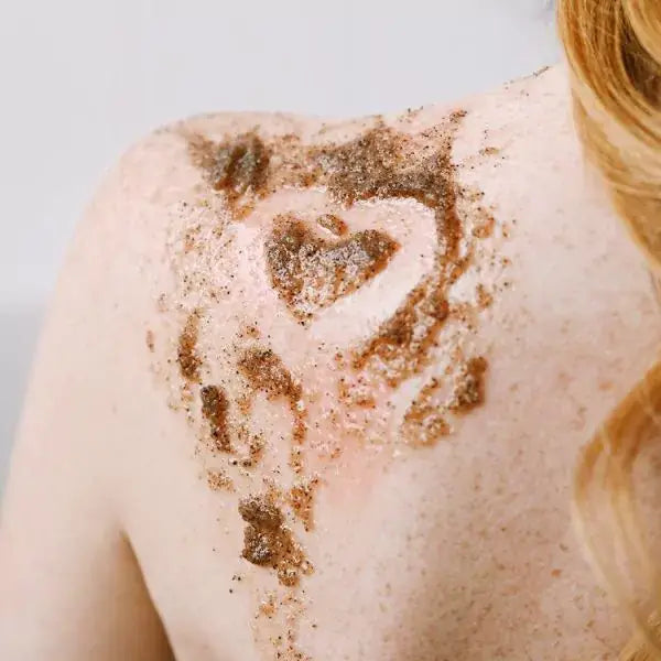 Vegansk body scrub med kaffegrums