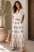 Viscose buks med orientalsk print