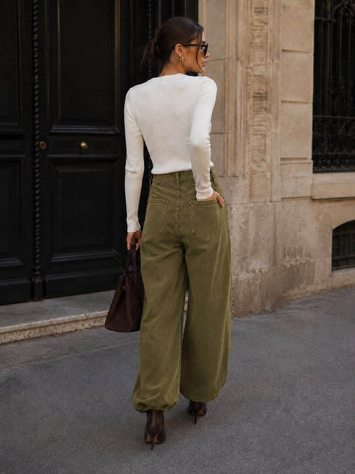 Ballon jeans - Kaki