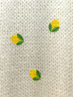 Striktrøje med citroner