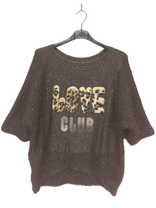 CELINE STRIK LOVE CLUB BRUN