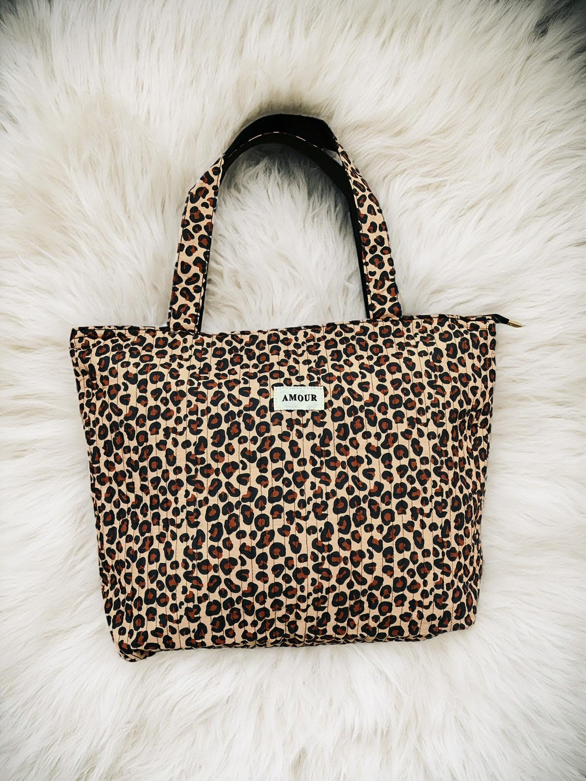 Quiltet Leo shopper