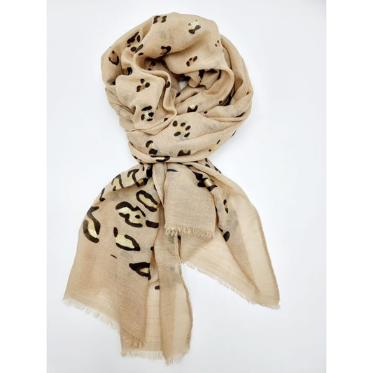 TØRKLÆDE LEO BEIGE/SORT